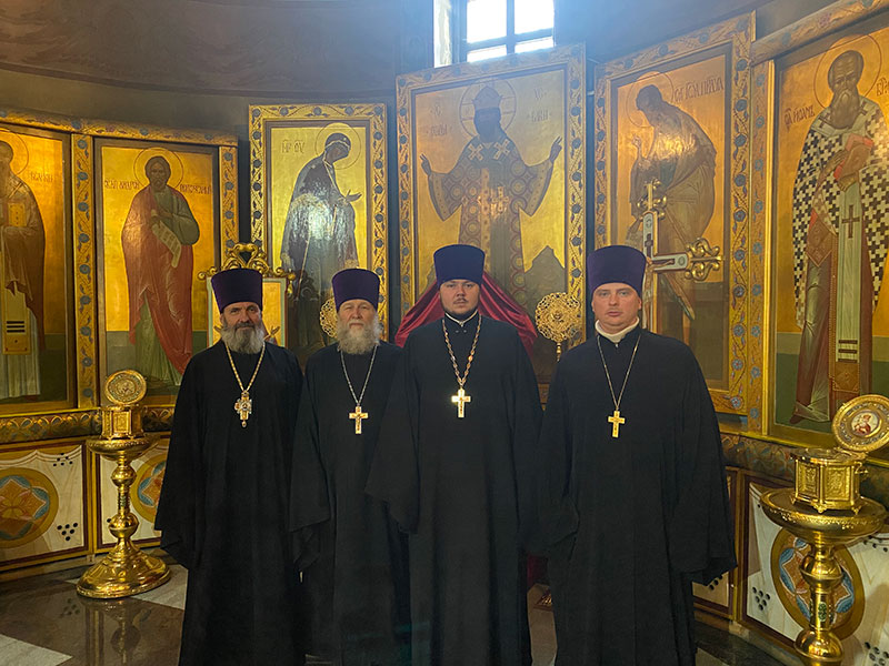 Исповедь и собрание духовенства Удомельского благочиния