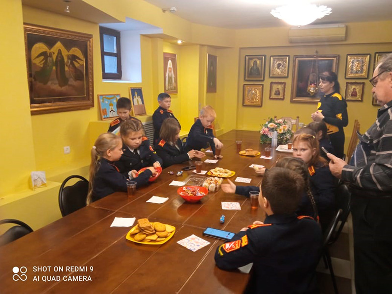 14 ноября кадетский класс Рядкой среднеобразовальной школы посетил Князь-Владимирский собор