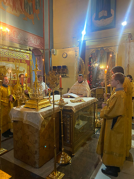 Детская литургия в день празднования Собора Пресвятой Богородицы.