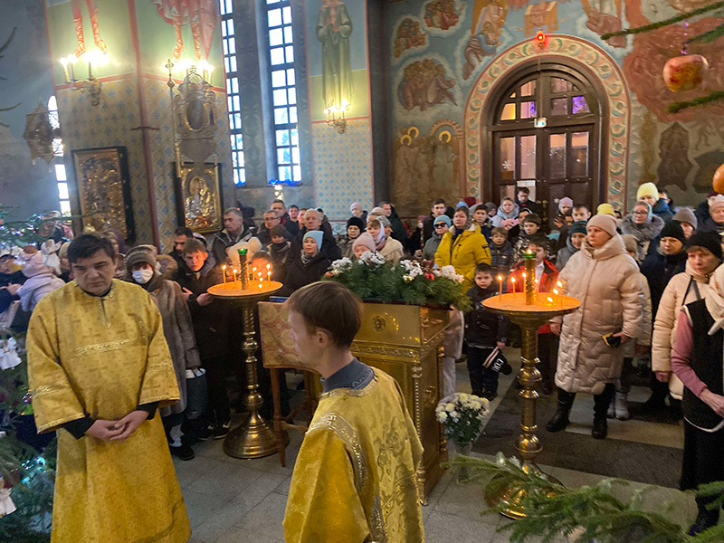 Детская литургия в день празднования Собора Пресвятой Богородицы.