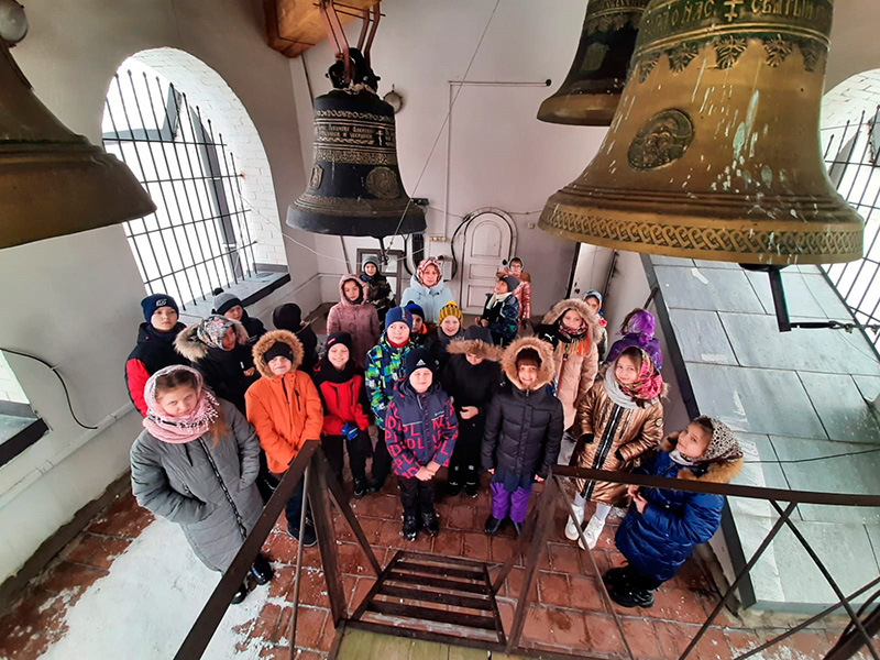 1 и 2 февраля на экскурсиях в Князь-Владимирском соборе были ученики 4-х классов МБОУ УСОШ N4.