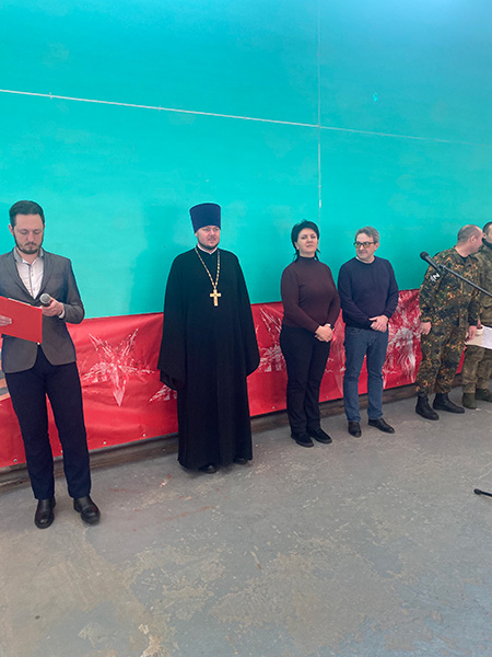 Благочинный Удомельского округа иерей Петр Губанов, посетил мероприятие военно-спортивной игры «Путь к звездам »