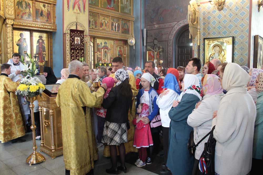 Праздник Вознесения Господня молитвенно встретили в Князь-Владимирском соборе г.Удомля