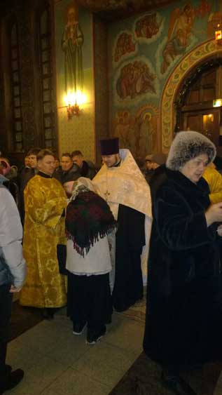 В Князь-Владимирском соборе г.Удомля встретили праздник Рождества Христова