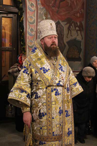 Архиерейские богослужения в Князь-Владимирском соборе 14 и 15 января 2017 года. 