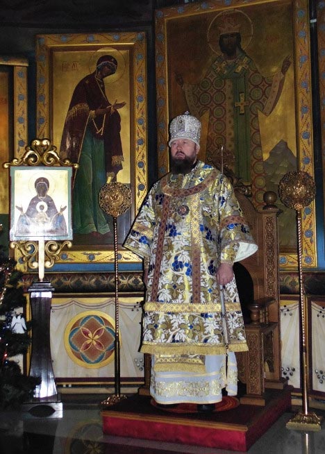 Архиерейское богослужение в Князь-Владимирском соборе г. Удомля 