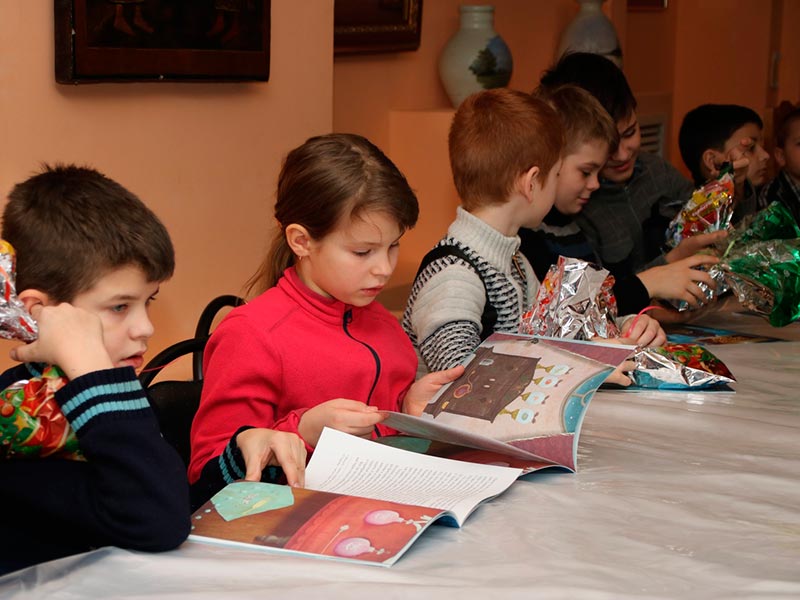 Рождественский праздник в Воскресной школе при Князь-Владимирском соборе.