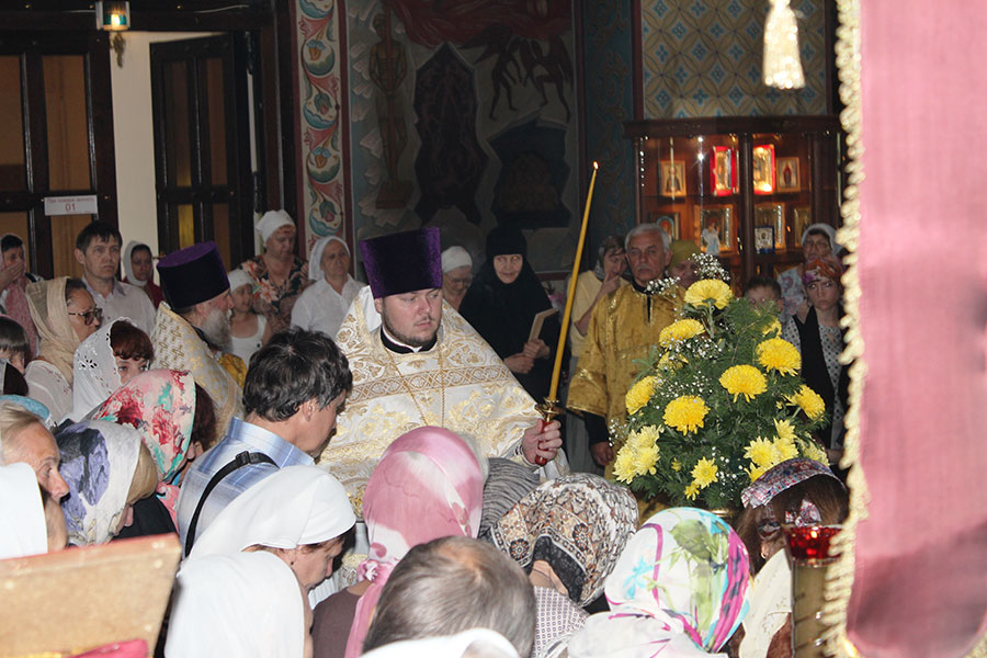Праздник Вознесения Господня в Князь-Владимирском соборе города Удомля.