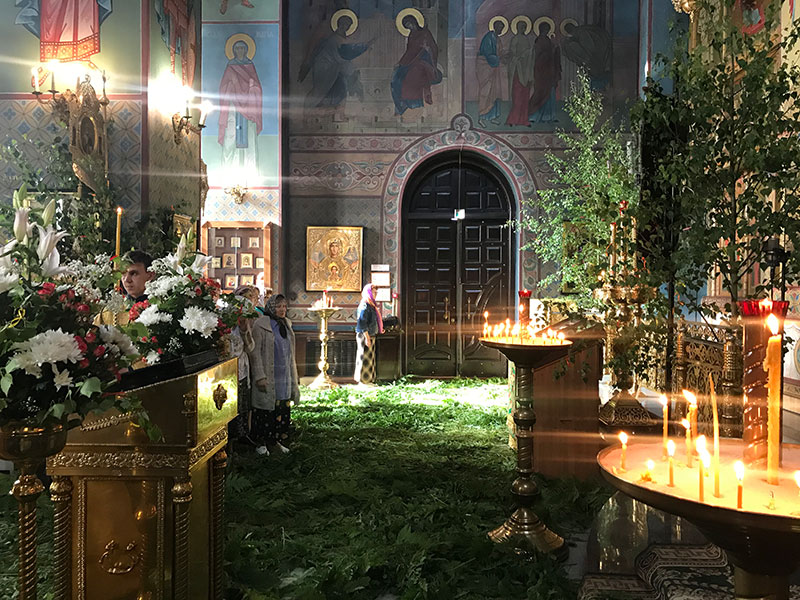 Праздник Святой Троицы в Князь-Владимирском соборе г.Удомля