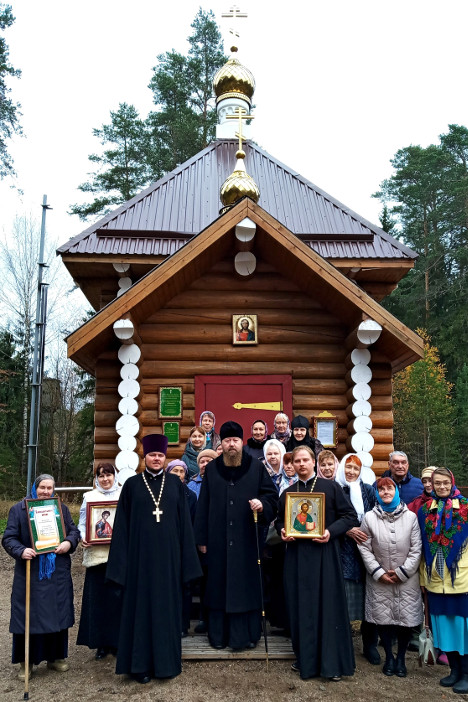Освящение храма в честь святого пророка Иоанна Предтечи д. Ивановское Удомельского городского округа 
